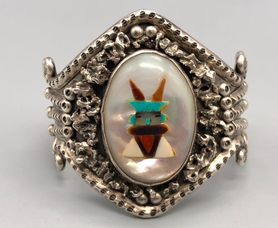 Antelope Kachina Bracelet by Les Holden