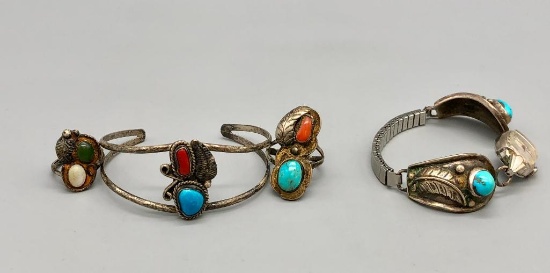 Two Rings, Bracelet, & Watch Band