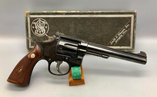 S&W K22 Masterpiece Revolver and Box