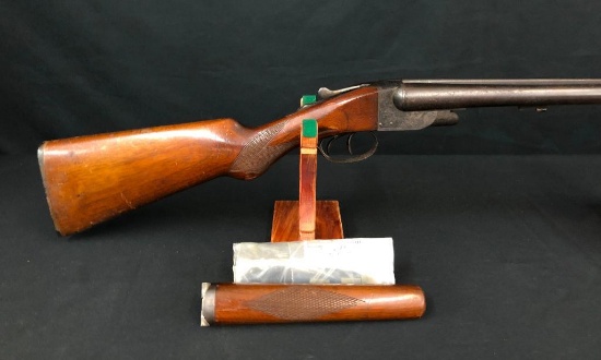 Fulton Double Barrel SxS 12 Gauge Shotgun