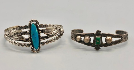 Two Fred Harvey Era Bracelets
