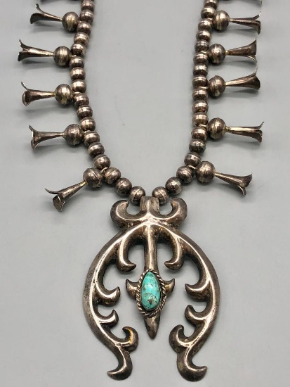 Vintage Squash Blossom Necklace