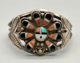 Older Sunface Inlay Bracelet