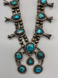 Beautiful Vintage Squash Blossom Necklace