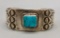 Ingot Silver & Turquoise Bracelet