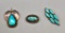 Two Nice Pins & Pendant