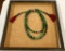 Framed Beaded Mecate for Display