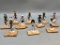 Group of Ten Fine Mini Hopi Kachinas by Gil Maldonado
