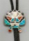 Vintage Zuni Style Inlay Bolo Tie
