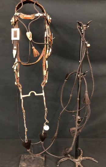 Walla Walla Horsehair Bridle & Conchos with Buermann Bit