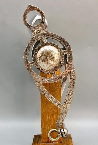 Silver Engraved Fleming Bit
