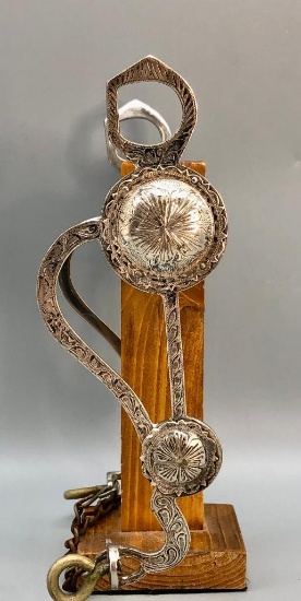 Silver Bit with Engraving