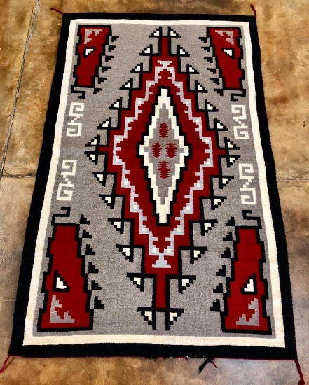 Larger Size Klagetoh Style Navajo Rug