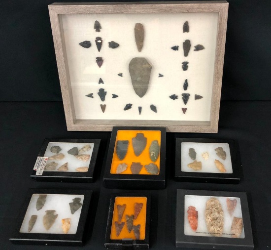 Group of Stone Arrowheads/Points