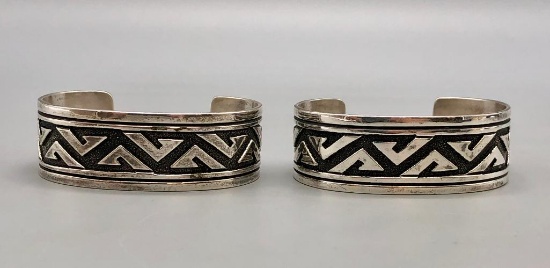 Two New-Old-Stock Tommy Singer Sterling Silver Bracelets