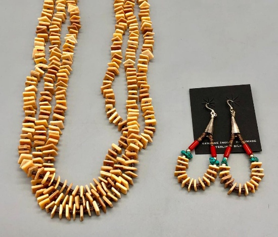 Multi-Stone Necklace Set by Begay & Black