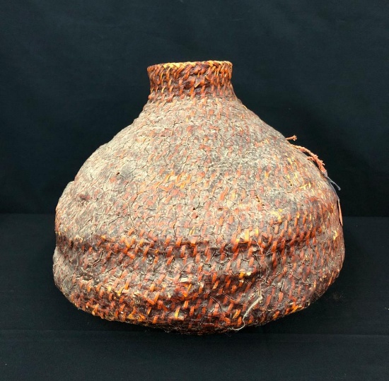 Large Old "Tus" Water Basket