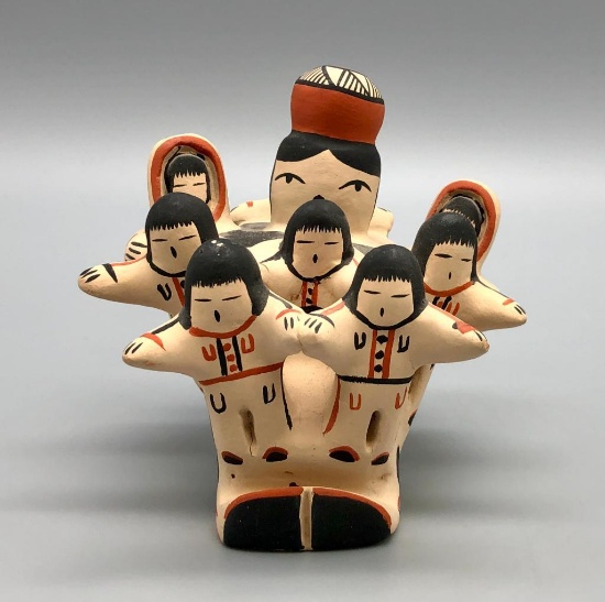 Jemez Storyteller Pottery Figure