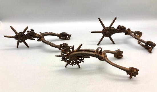 Three Nice Spanish Colonial Spurs