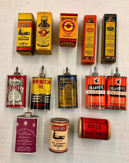 Collectible Group of Hoppe's No. 9 and Marble's Oil
