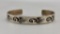 Bear Paw Design Sterling Silver Overlay Bracelet