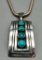 Turquoise & Sterling Silver Necklace by Federico Jimenez