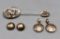 Sterling Silver Cowboy Hat Pin & Two Pairs of Sterling Silver Earrings