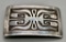 Sterling Silver Overlay Buckle