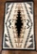 Vintage Two Grey Hills Navajo Textile