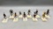 Group of 10 Fine Mini Hopi Kachinas by Gil Maldanado