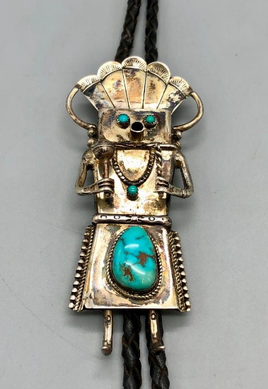 Kachina Style Bolo Tie