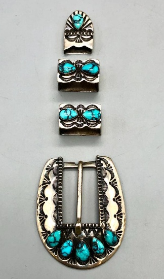 Four Piece Buckle Set- D. Reeves