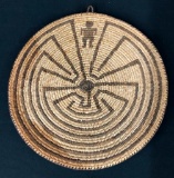 Pima Man-In-The-Maze Basket