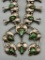 Green Turquoise and Sterling Silver Squash Blossom