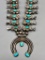 Vintage Box Bow Squash Blossom Necklace