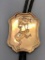 Great 14K Gold Bolo w/ Mimbres Overlay Design