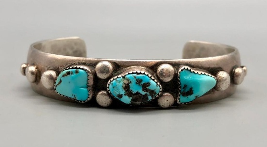 Vintage Turquoise Bracelet by Frank Patania