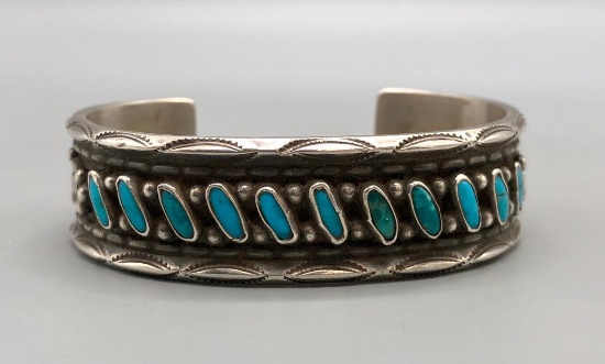 Vintage 11 Stone Handmade Bracelet