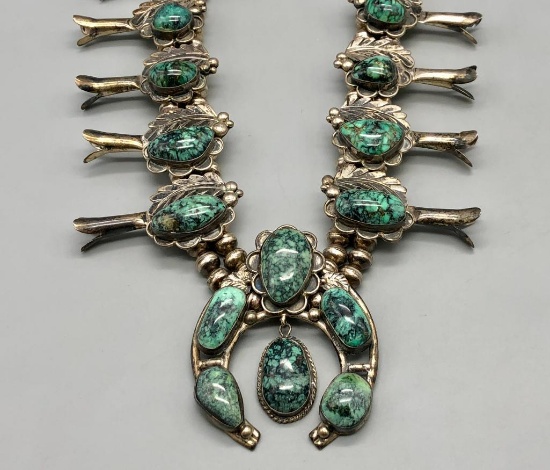 Vintage Squash Blossom w/ Nice Stones