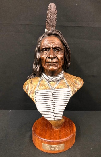 Bronze Statue by Ralph Roybal- Red Cloud