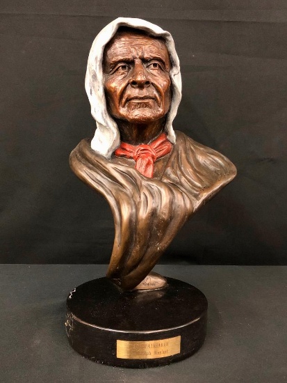 Bronze Statue by Ralph Roybal- Taos Patriarch