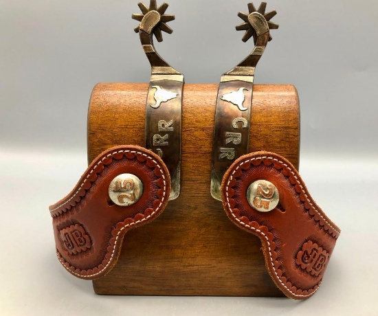 Charlie Russell Riders Spurs by Phillip Casey