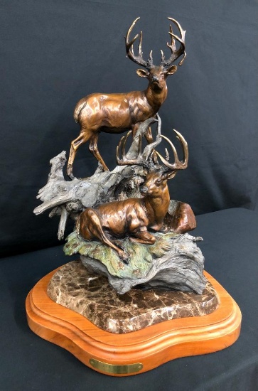 The Buck Stops Here - A Bronze by Dennis Jones