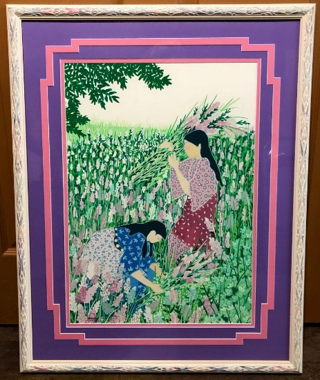 Original Gouache by Virginia Stroud - Embrace of Color