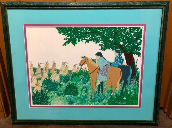 Original Gouache by Virginia Stroud - Overlook
