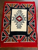 UNIQUE! Circa 1940s Navajo Rug with Great Colors