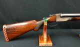 Engraved Ithaca 12 ga. SxS Double Barrel Shotgun