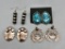 Group of Four Pairs of Earrings