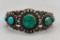 Vintage Fred Harvey Era Five Stone Bracelet