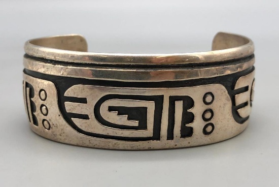 Sterling Silver Overlay Bracelet - Rosco Scott